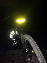 Reflexní samolepky na kolo - žluté Reflexní samolepky na kolo - žluté